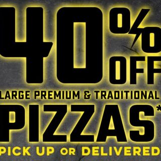 DEAL: Domino's 40% off Large Traditional/Premium Pizzas (29 May 2019) 5 DEAL: Domino's 40% off Large Traditional/Premium Pizzas (29 May 2019) 5