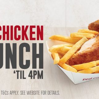 DEAL: Red Rooster - $5 Quarter Chicken Lunch until 4pm 10