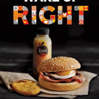 DEAL: Oporto - $5 Bacon & Egg Burger, Hash Brown, Juice/Coffee (Flame Rewards) 10