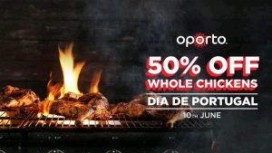 DEAL: Oporto - 50% off Whole Chicken (Monday 10 June 2019) 3