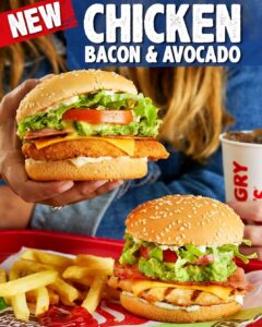 NEWS: Hungry Jack's New Chicken Bacon & Avocado Burgers 29 NEWS: Hungry Jack's New Chicken Bacon & Avocado Burgers 1