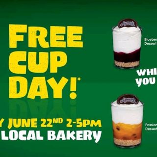 DEAL: The Cheesecake Shop - Free Dessert Cup on Free Cup Day (Saturday 22 June 2019) 4