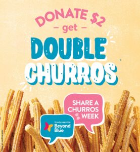 DEAL: San Churro - Donate $2 for Double Churros (17-23 June 2019) 1 DEAL: San Churro - Donate $2 for Double Churros (17-23 June 2019) 1