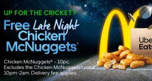 DEAL: Uber Eats SPINNER Promo Code - 10 Free Chicken McNuggets between 10pm 12 June 2019 to 2am 13 June 2019 1