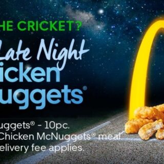 DEAL: Uber Eats SPINNER Promo Code - 10 Free Chicken McNuggets between 10pm 12 June 2019 to 2am 13 June 2019 6