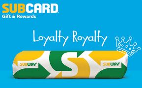 NEWS: Subway Subcard - Earn Reward Dollars on Every Purchase 3