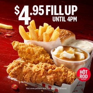 DEAL: KFC $4.95 Hot Rods Fill Up (until 4pm) 6