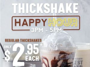 DEAL: Domino's - $2.95 Thickshake (3-5pm 5 August 2019) 3