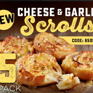 NEWS: Domino's Cheese & Garlic Scrolls ($5 for 4 Pack) 4