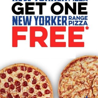 DEAL: Domino's - Buy One Get One Free New Yorker Range Pizzas (until 5pm 11 August 2019) 8