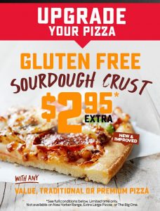 NEWS: Domino's Gluten Free Sourdough Crust 3