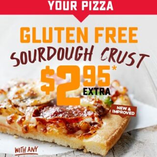NEWS: Domino's Gluten Free Sourdough Crust 5