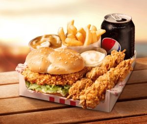 DEAL: KFC Mates Burger Box (4 Burgers, 4 Regular Chips, 4 Drinks & 8 Tenders) 3