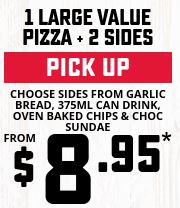 DEAL: Domino's - $8.95 Large Value Pizza + 2 Sides 10