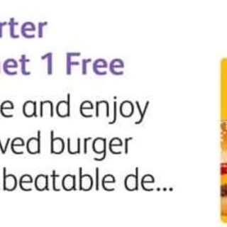 DEAL: McDonald’s - Buy One Get One Free Quarter Pounder using mymacca's app (until 22 July 2019) 1