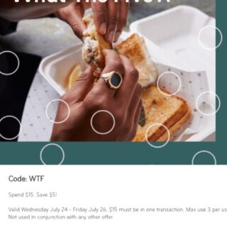 DEAL: Skip App - $5 off with minimum $15 Spend (until 26 July 2019) 2