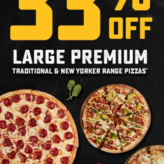 DEAL: Domino's 33% off Large Traditional, Premium & New Yorker Pizzas (16 July 2019) 9
