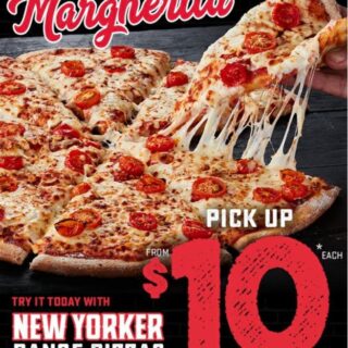 DEAL: Domino's - $10 New Yorker Pizza Pickup (selected stores) 6