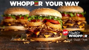 NEWS: Hungry Jack's Cowboy Whopper (Single, Double or Triple) 3
