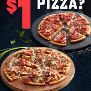 DEAL: Domino's - Buy One Premium/Traditional/New Yorker Pizza, Get One Traditional/Value for $1 (15 August 2019) 7