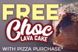 DEAL: Domino's Offers App - Free Choc Lava Cake with Any Pizza purchase (8 August 2019) 3