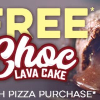 DEAL: Domino's Offers App - Free Choc Lava Cake with Any Pizza purchase (8 August 2019) 4
