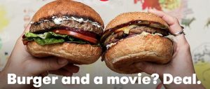 DEAL: Grill'd - Discounted Burger & Movie Combos (Nationwide) 3