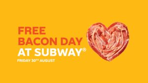 DEAL: Subway - Free Bacon with Any Purchase (30 August 2019) 8 DEAL: Subway - Free Bacon with Any Purchase (30 August 2019) 1