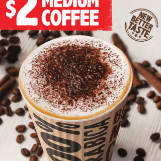 DEAL: Hungry Jack's $2 Medium Coffee 8