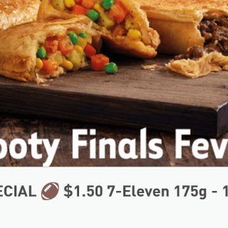 DEAL: 7-Eleven App – $1.50 Pies, Sausage Rolls, Pasties & Burritos (28-29 September 2019) 1