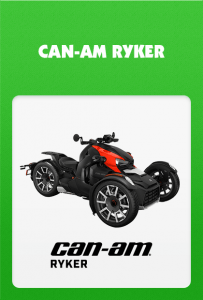 Can-Am Ryker 3 Wheel Motorcycle - McDonald’s Monopoly Australia 2019 3