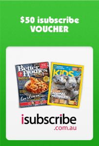 $50 iSubscribe Magazine Voucher - McDonald’s Monopoly Australia 2019 3