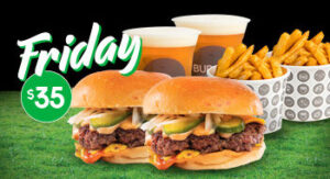 DEAL: Burger Project - $15 Cheese or American Burger + Beer, Wine or Cider on Wednesdays 6