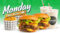 DEAL: Burger Project - Buy One Get One Free Large Burger Combo on Mondays 8