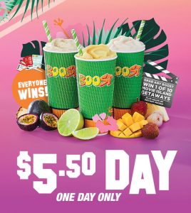 DEAL: Boost Juice - $5.50 Tropical Island Smoovies (25 September 2019) 8
