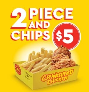 DEAL: Chicken Treat - 2 Piece & Chips for $5 10