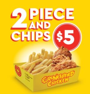 DEAL: Chicken Treat - 2 Piece & Chips for $5 3