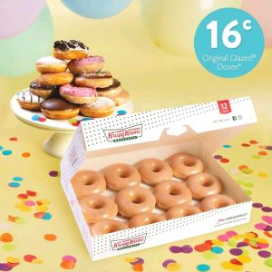 DEAL: Krispy Kreme - 16c Original Glazed Dozen with Any Dozen Purchase for September Birthdays (until 16 September 2019) 3