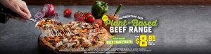 NEWS: Domino's New Plant Based Pizzas (Vegan Taco Fiesta, Vegan Loaded Burger, Vegan Beef & Onion) 3