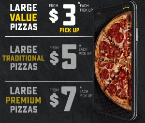 DEAL: Domino's - $3 Value + $5 Traditional + $7 Premium Pizzas Pickup (31 August 2021) 3