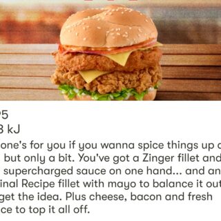 NEWS: KFC Hot or Not Burger (App Secret Menu) 8