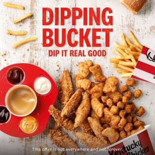 NEWS: KFC $25.95 Dipping Bucket (12 Nuggets, 8 Tenders, Popcorn Chicken & more) 1