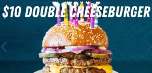 DEAL: Ribs & Burgers - $10 Double Cheeseburger (until 24 November 2019) 3