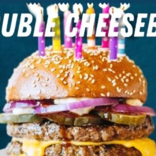 DEAL: Ribs & Burgers - $10 Double Cheeseburger (until 24 November 2019) 7