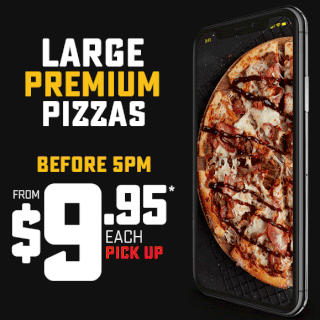 DEAL: Domino's - $9.95 Premium Pizza Pickup (until 5pm 8 December 2019) 3