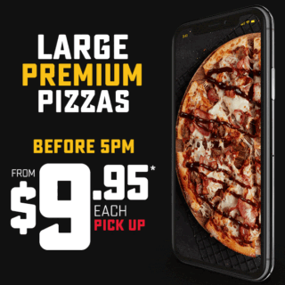 DEAL: Domino's - $9.95 Premium Pizza Pickup (until 5pm 1 October 2019) 9