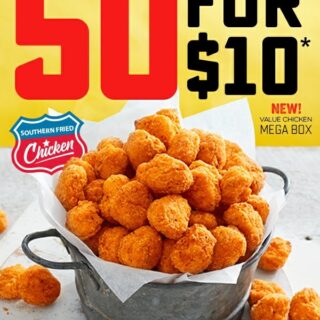 DEAL: Domino's Value Chicken Mega Box - 50 Chicken Kicker Bites for $10 4