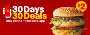 DEAL: McDonald’s - $2 Big Mac on mymacca's app (20 November 2019 - 30 Days 30 Deals) 3