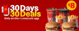 DEAL: McDonald’s - 2 Small Quarter Pounder Meals for $8 on mymacca's app (9 November 2019 - 30 Days 30 Deals) 3