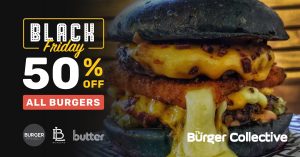 DEAL: The Burger Collective App - 50% off Burgers on 2-6pm Black Friday 29 November 2019 3